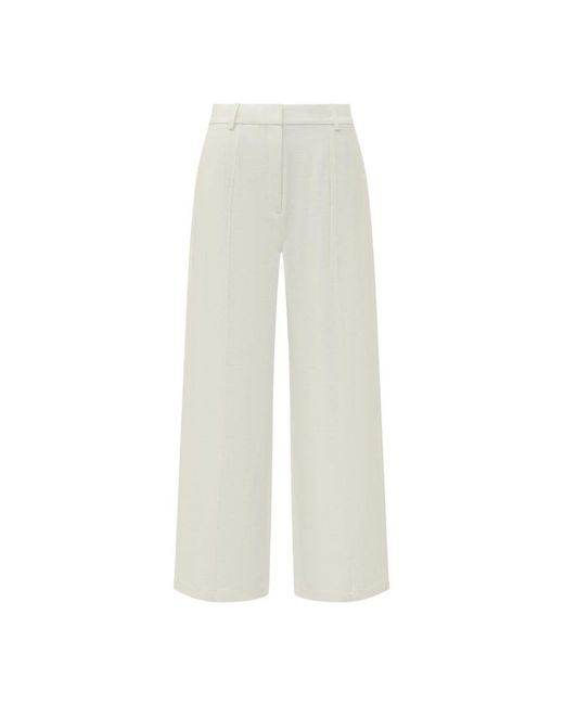Calvin Klein White Wide Trousers