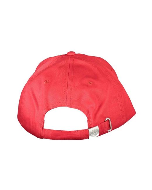 North Sails Accessoires ,Rood ,Katoen Rode Katoenen Herenpet Met Klep in het Red voor heren