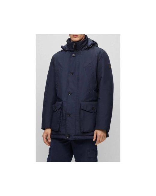HUGO Blue Winter Jackets for men