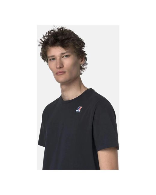 K-Way Black T-Shirts for men