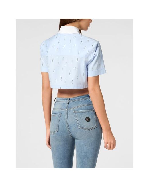 Shirts Philipp Plein de color Blue