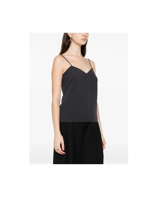 Max Mara Black Sleeveless Tops