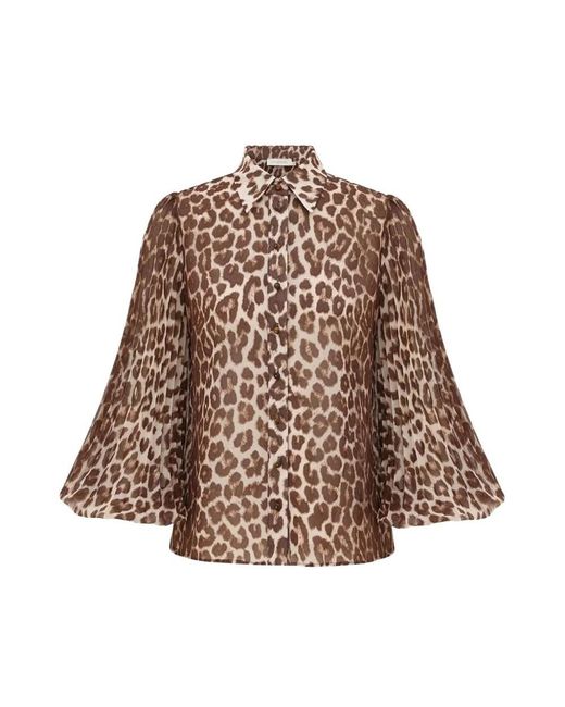 Zimmermann Brown Shirts