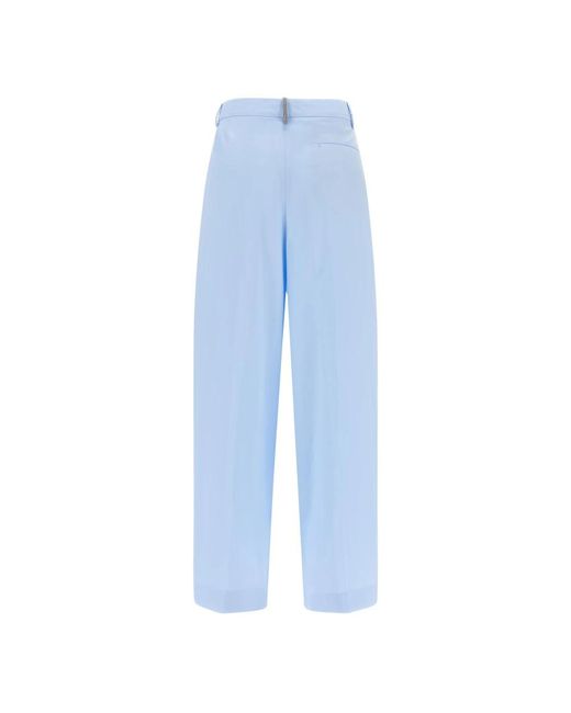 Fabiana Filippi Blue Tapered Trousers