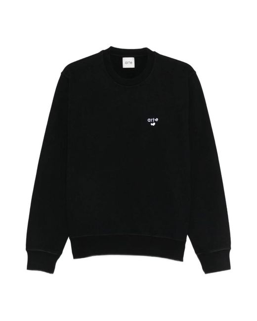 Arte' Black Sweatshirts for men