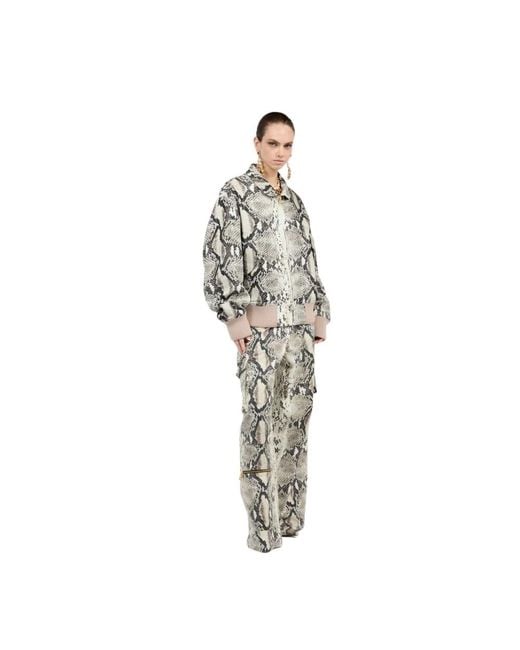 Roberto Cavalli Metallic Light Jackets