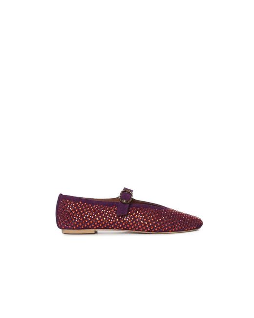 Kurt Geiger Purple Ballerina Shoes
