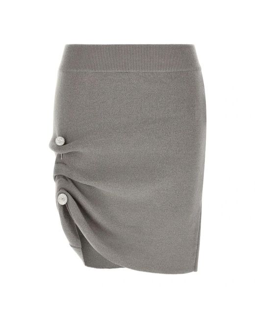 GIUSEPPE DI MORABITO Gray Short Skirts