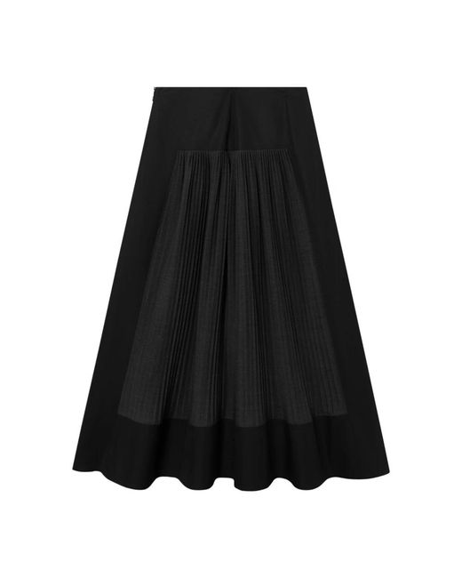 Mark Kenly Domino Tan Black Maxi Skirts