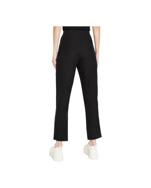 ARMANI EXCHANGE Black Straight Trousers