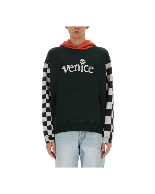 ERL Black Hoodies for men