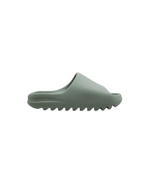 Sliders di Yeezy in Green da Uomo