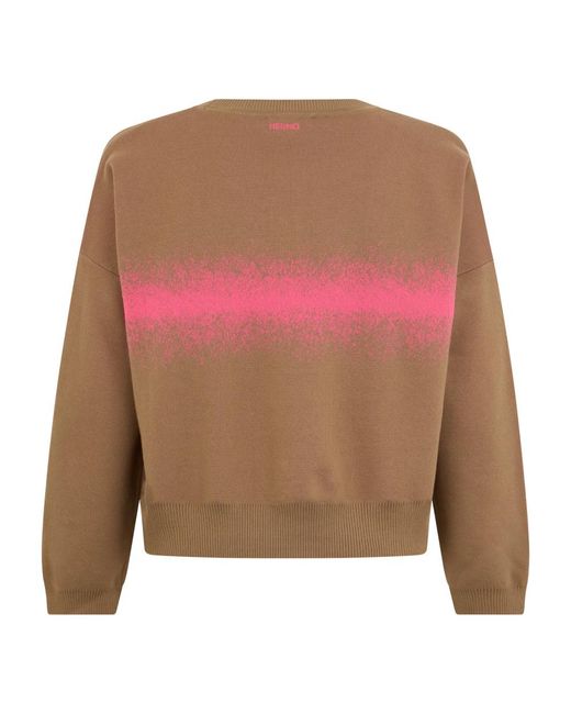 Herno Pink Round-Neck Knitwear