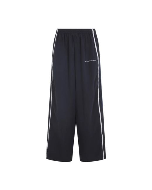 Balenciaga Black Straight Trousers for men