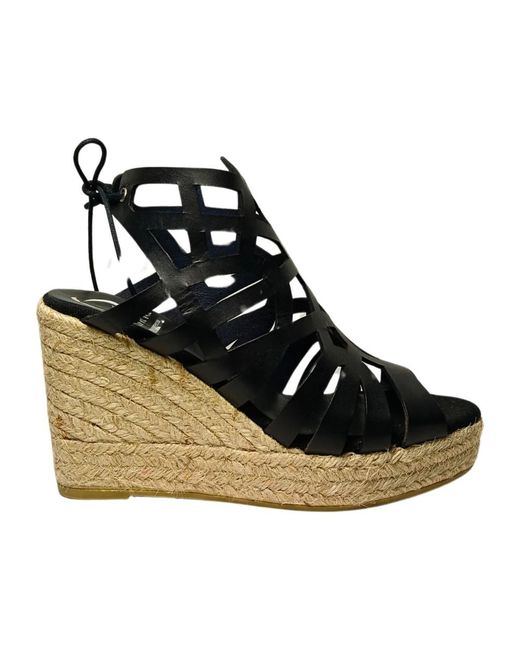 Kanna Black Wedges