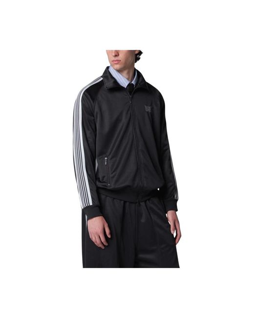 Needles Black Zip-Throughs for men