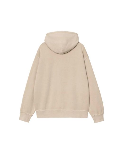 Carhartt Hoodies & Sweatvesten ,Katoen Urban Hooded Zip-Up Jacket in het Natural voor heren