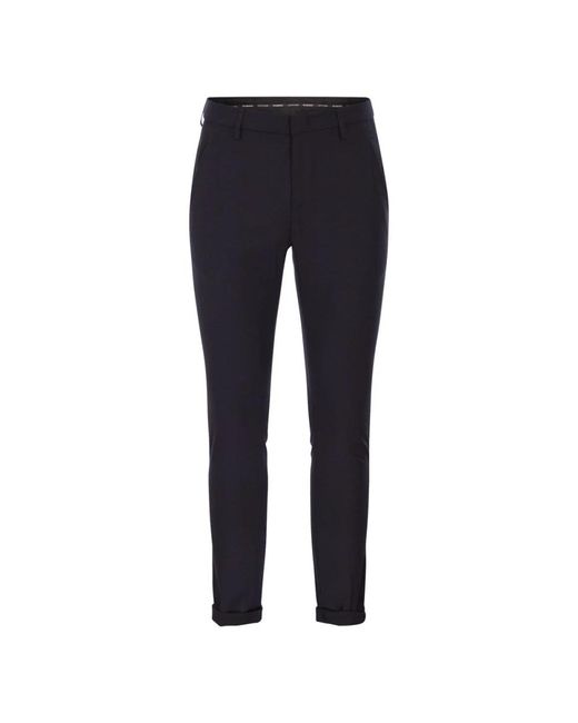 Dondup Blue Slim-Fit Trousers