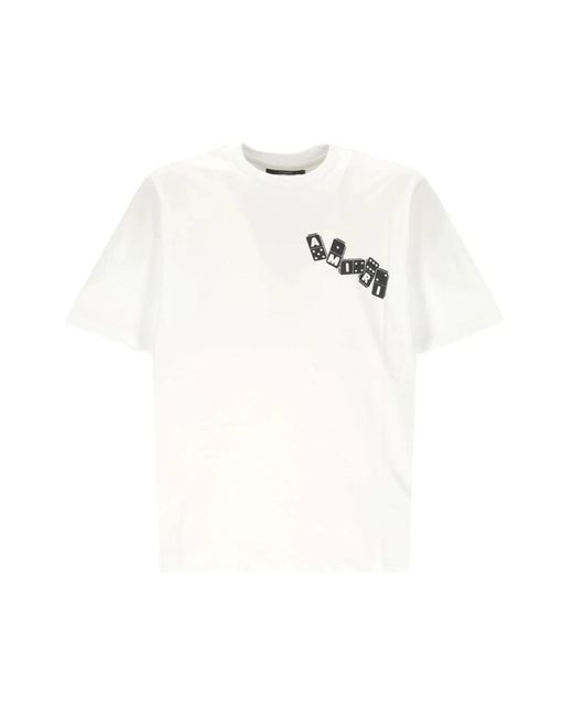 Amiri Domino Tee in het White voor heren