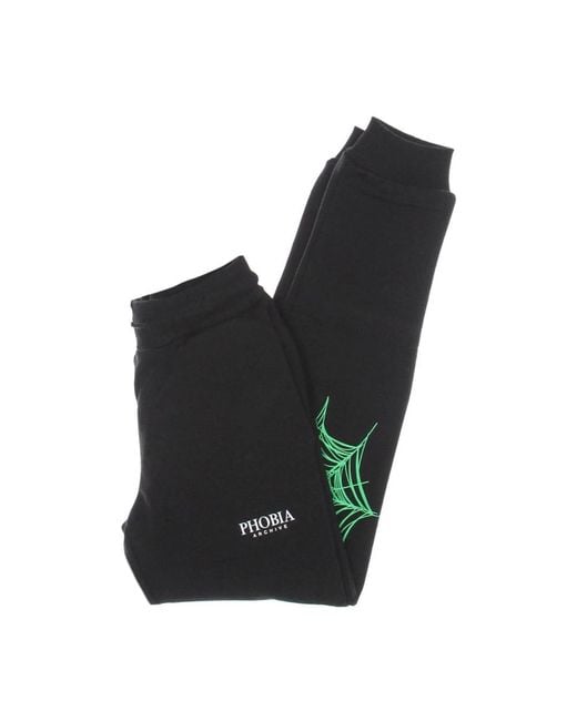 PHOBIA ARCHIVE Black Sweatpants for men