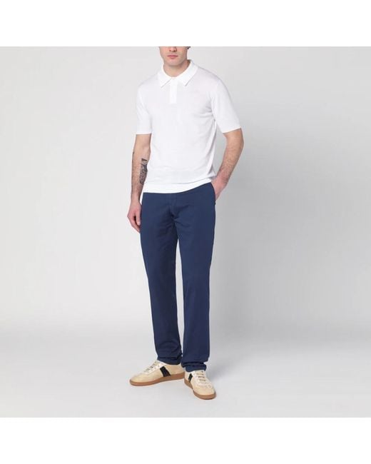 Santaniello Blue Chinos for men