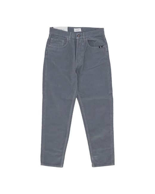 AMISH Gray Straight Trousers for men