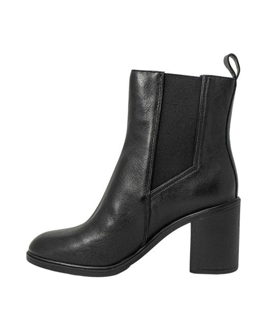 Calvin Klein Black Heeled Boots