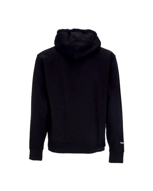 Mitchell & Ness Hoodies & Sweatvesten ,Zwart ,Katoen Nhl Team Logo Hoodie Zwart in het Blue voor heren