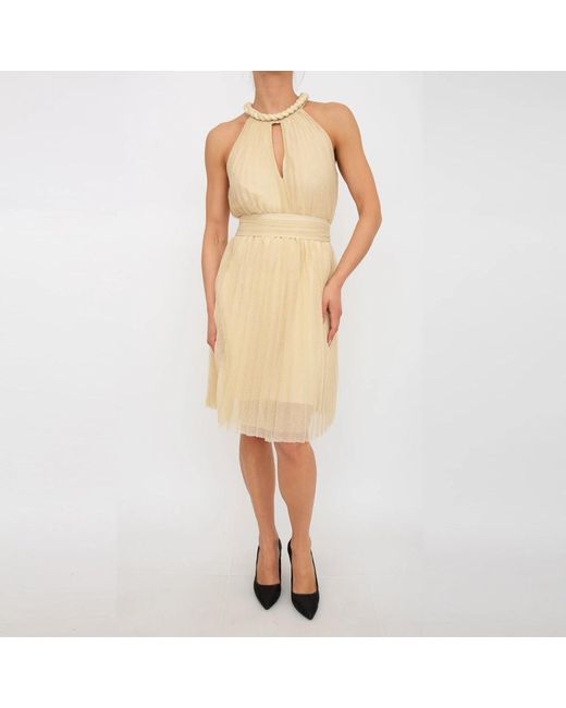 Nenette Natural Party Dresses