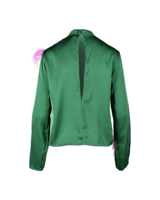 Blusa De Viscosa, Mujer, Talla WEILI ZHENG de color Green