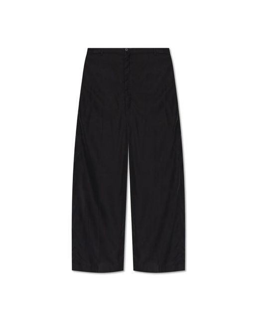 Balenciaga Wide Trousers in het Black