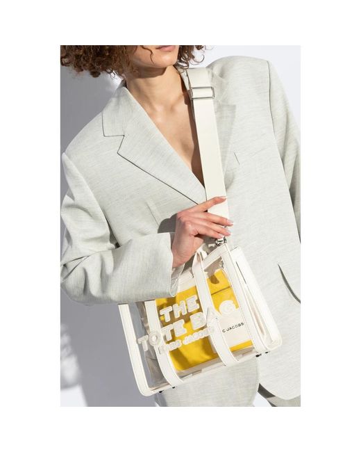 Marc Jacobs Yellow 'the tote small' shopper tasche