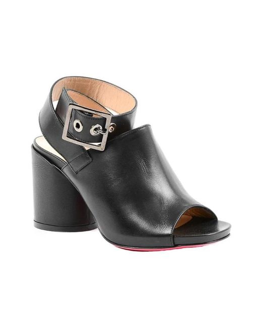 Dee Ocleppo Black High Heel Sandals