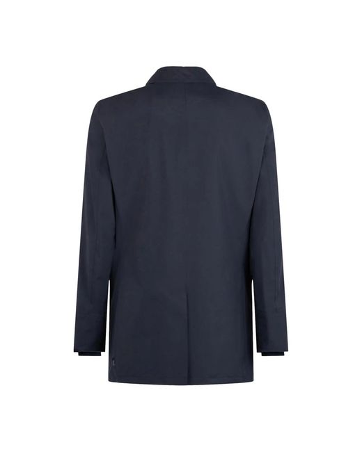Herno Jassen ,Blauw ,Polyester Weerbestendige Jas in het Blue voor heren