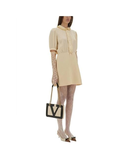 Valentino Natural Short Dresses