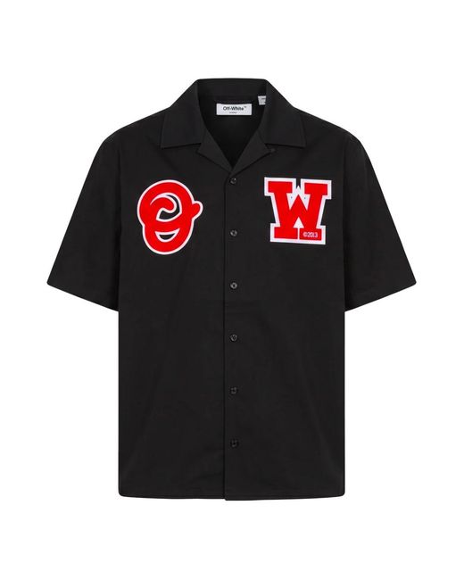 Off-White c/o Virgil Abloh Black Short Sleeve Shirts for men
