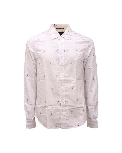 Scotch & Soda Pink Casual Shirts for men