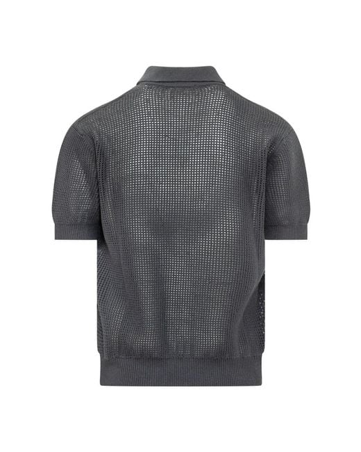ATOMOFACTORY Gray Polo Shirts for men