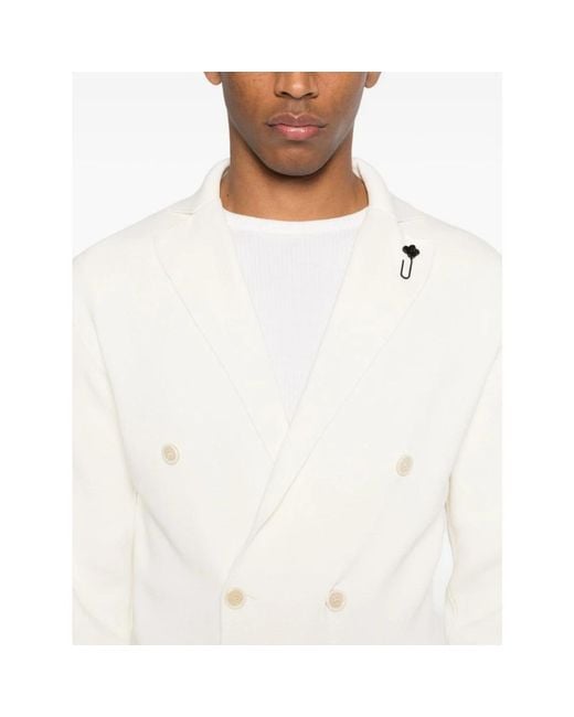 Lardini White Blazers for men