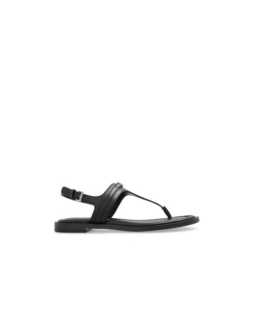 Michael Kors Black Flat Sandals