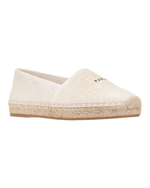 Dior White Espadrilles