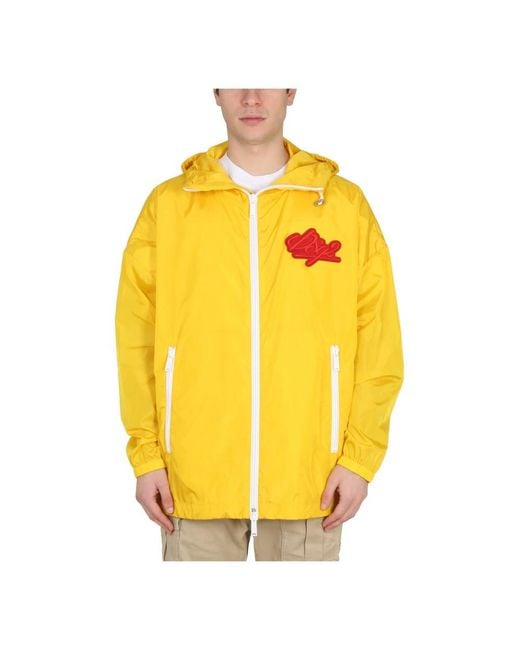 DSquared² Yellow Light Jackets for men