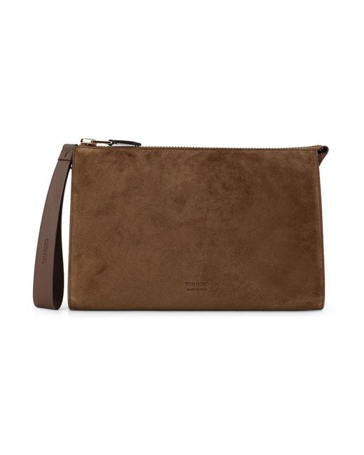 Clutches di Tom Ford in Brown da Uomo