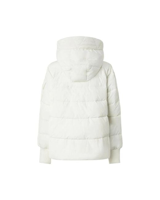 Pinko White Winter Jackets
