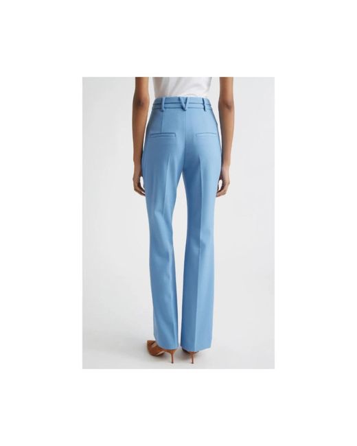 Veronica Beard Blue Straight Trousers