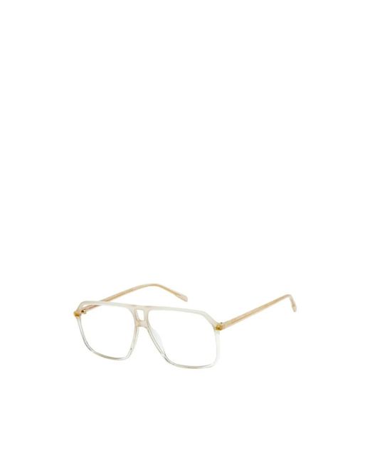 Gigi Studios White Glasses