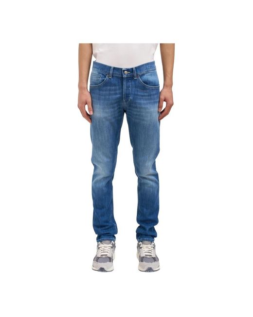 Dondup Blue Slim-Fit Jeans for men