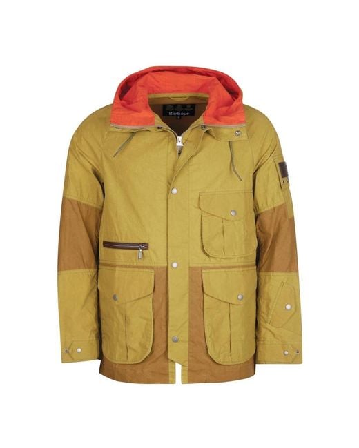 Barbour Jassen ,Geel ,Winterjas in het Multicolor voor heren