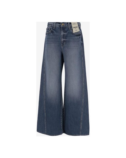 Wide Jeans L'Agence de color Blue