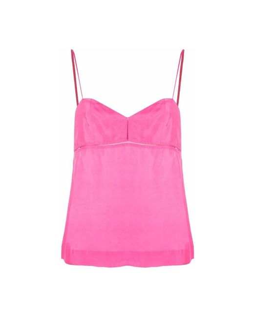 Dries Van Noten Pink Sleeveless Tops